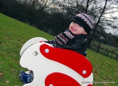 euan at the park