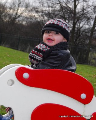 euan at the park