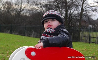 euan at the park