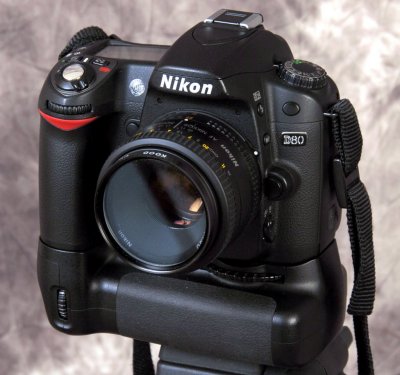 Nikon D80 with vertical grip