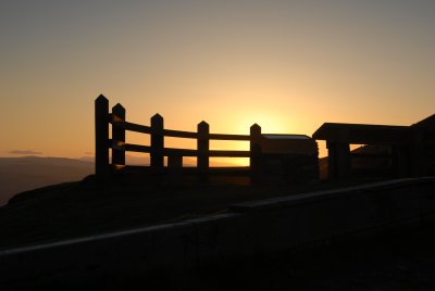 Sunset  Moel Famau North Wales