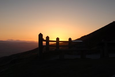 Sunset  Moel Famau North Wales