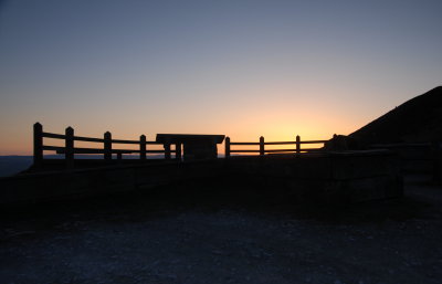 Sunset  Moel Famau North Wales