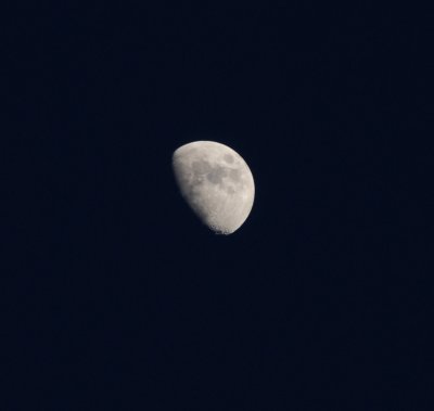 The  Moon from  moel famau  north wales