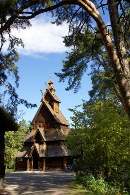 Stave church, Norwegian folk museum