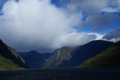 On a fjord cruise