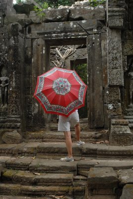 Preah Khan in the rain...