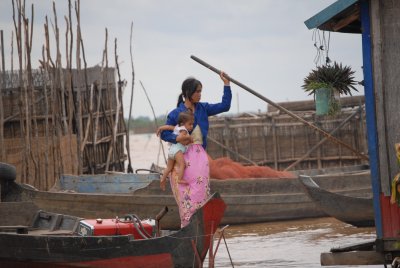 Mother and Child - Tonle Sap