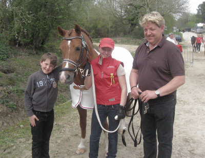 Sofie Seemann and Ferrari at Saumur april 2008