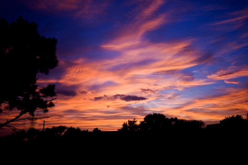 back yard sunset...2...