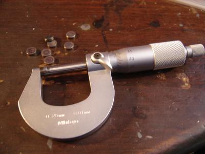Micrometer- you'll be needing one of these.