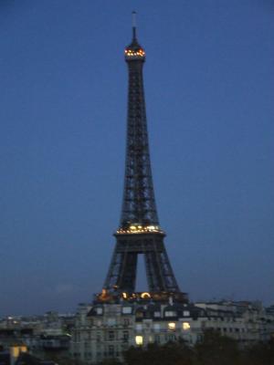 Eiffel Tower Before Dawn
