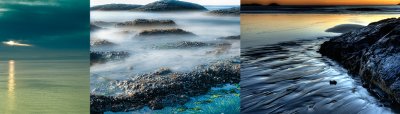 ocean triptych