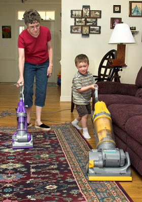 Grandma has a Sweeper Just Like Mine but Smaller