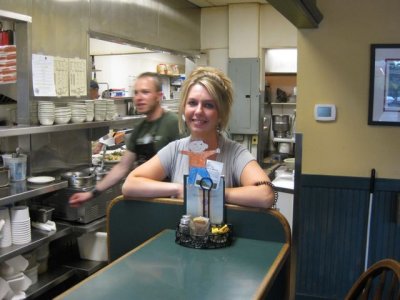 Dinner at Marco's with the delightful Sarah taking care of us