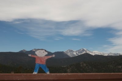 I like the mountains, it's pretty here, we looked for elk, but haven't seen any yet