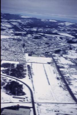 Beaverton Airport looking north, somewhere down there is Friar Tuck Chicken