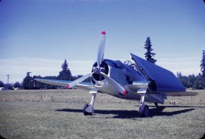 Bill Compton's Hellcat at Lenhardt Airpark