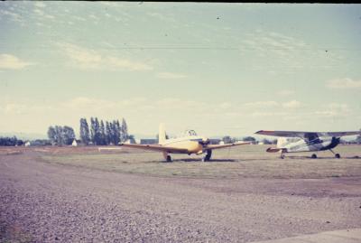 Hillsboro Airport looking west, but no date on the slide
