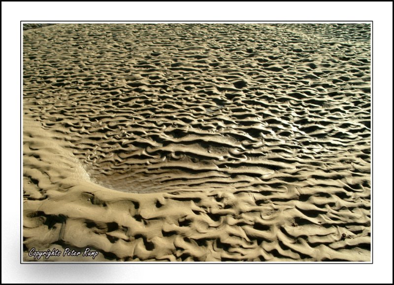 Sand patterns.