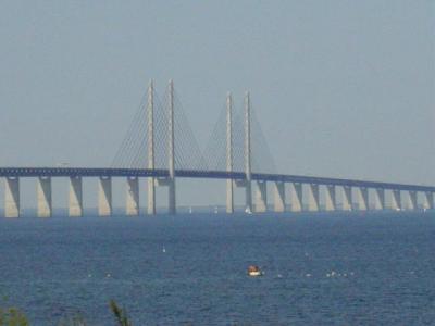 The 16 km long Oresund link between Sweden and Denmark