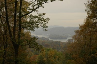 Lake Windermere from footpath to Orrest Head