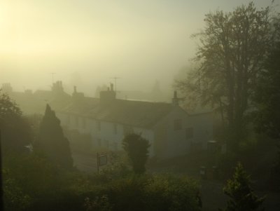 dawn mist, Portinscale