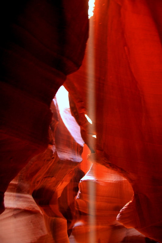 Midday sunbeam Box Canyon Arizona.jpg
