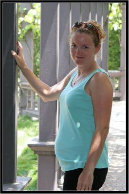Deborah at 16 weeks, Hamilton Gardens