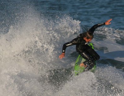 James Tume surfing at Lyall Bay, IMG_6714