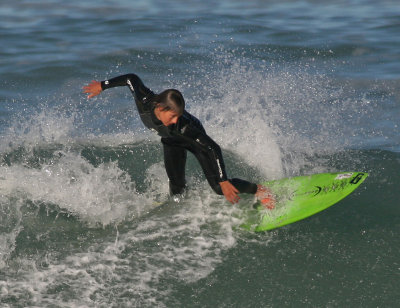 James Tume surfing at Lyall Bay, IMG_7000