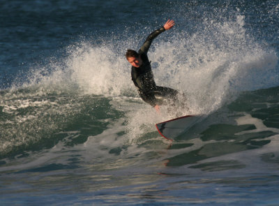surfing at Lyall Bay, IMG_6689