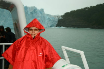 Nu r vi vid Perito Moreno glaciren