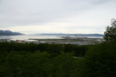 Utsikt ver Ushuaia