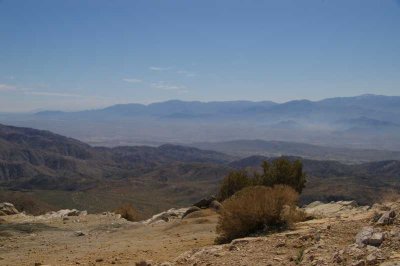 View to the SW towards LA and Mexico