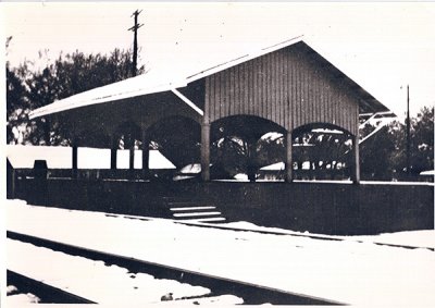 Loading Shed by Railroad