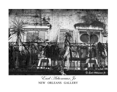 New Orleans - French Quarter B&W