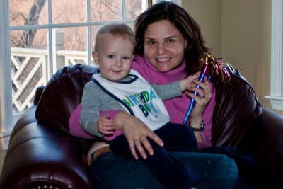 hanging with mommy
