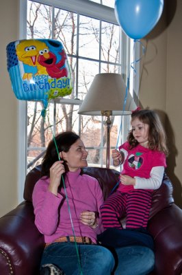 who's balloon is higher