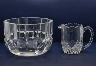 Crystal Bowl & Pitcher