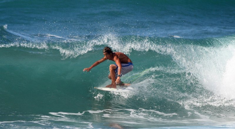 Surfers on Kauai