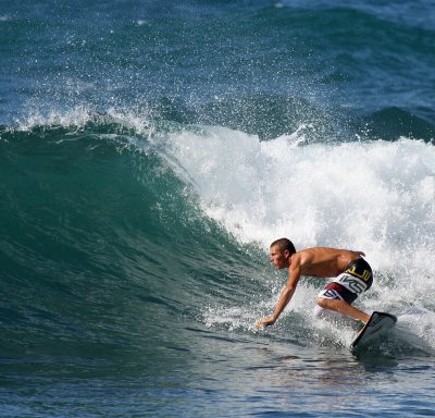 Surfers on Kauai