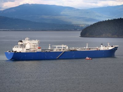 Exploration ship Anacortes Bay