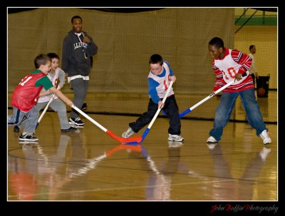 Against a lone defender