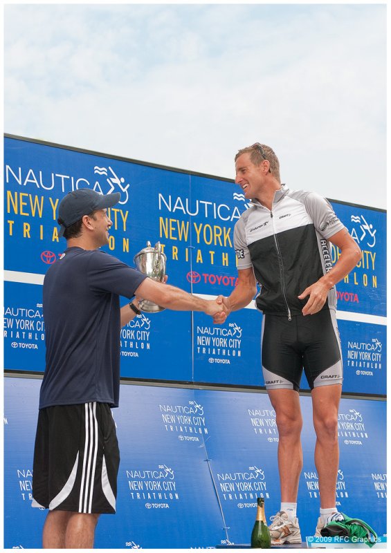 Greg Bennett NYC Triathlon 2009  Winner !
