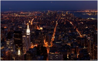 Manhattan at Night from the ESB