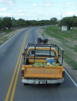 Bus from Mendoza to Cordoba, Ar