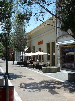 Pedestrian mall in central Cordoba, Ar