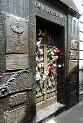 Eva Peron & Duarte Tomb, Recoleta Cemetery, Buenos Aires, Ar