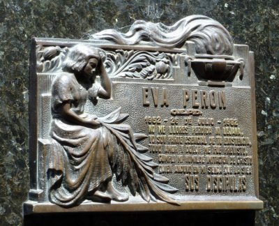 Tomb of Eva Peron, Recoleta Cemetery, Buenos Aires, Ar